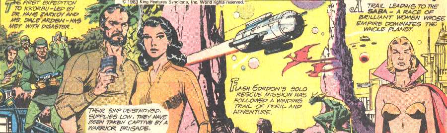 FLASH GORDON 1983-1984 BY DAN BARRY (ENGLISH) 
