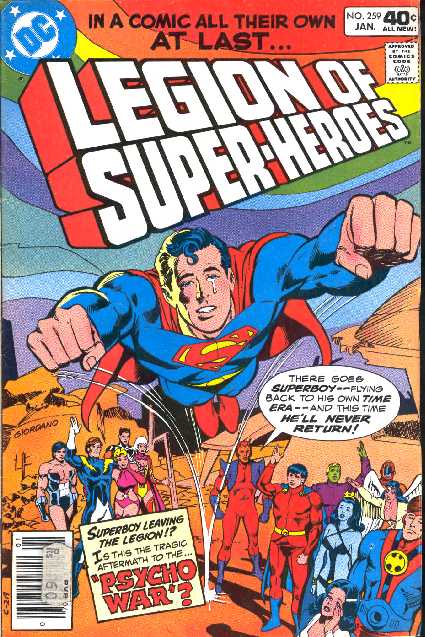 THE LEGION OF SUPER-HEROES NO.259