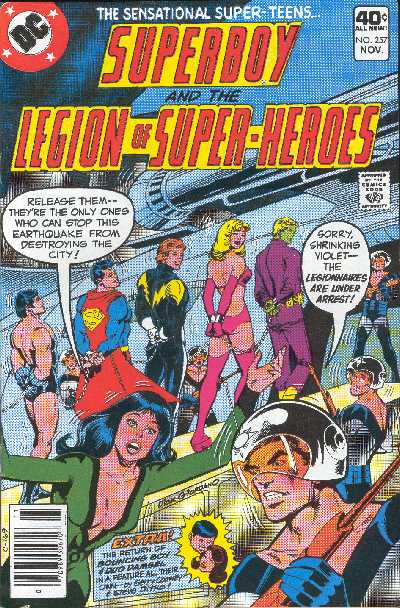 SUPERBOY AND THE LEGION OF SUPER-HEROES NO.257